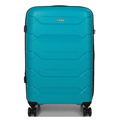 Чемодан средний M полипропилен Worldline Airtex 282 74л 64×41×26см Бирюзовый