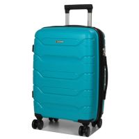 Чемодан маленький S полипропилен  Worldline Airteх 282 46л 54×36×23см Бирюзовый