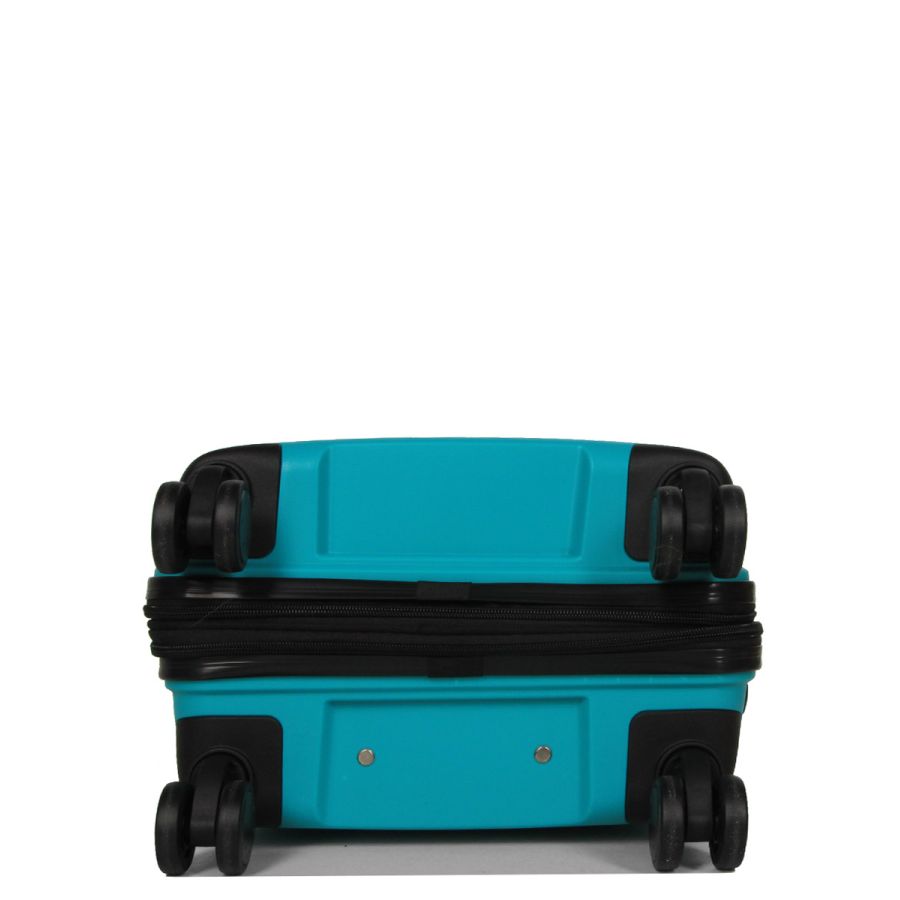 Чемодан маленький S полипропилен  Worldline Airtex 282 46л 54×36×23см Бирюзовый