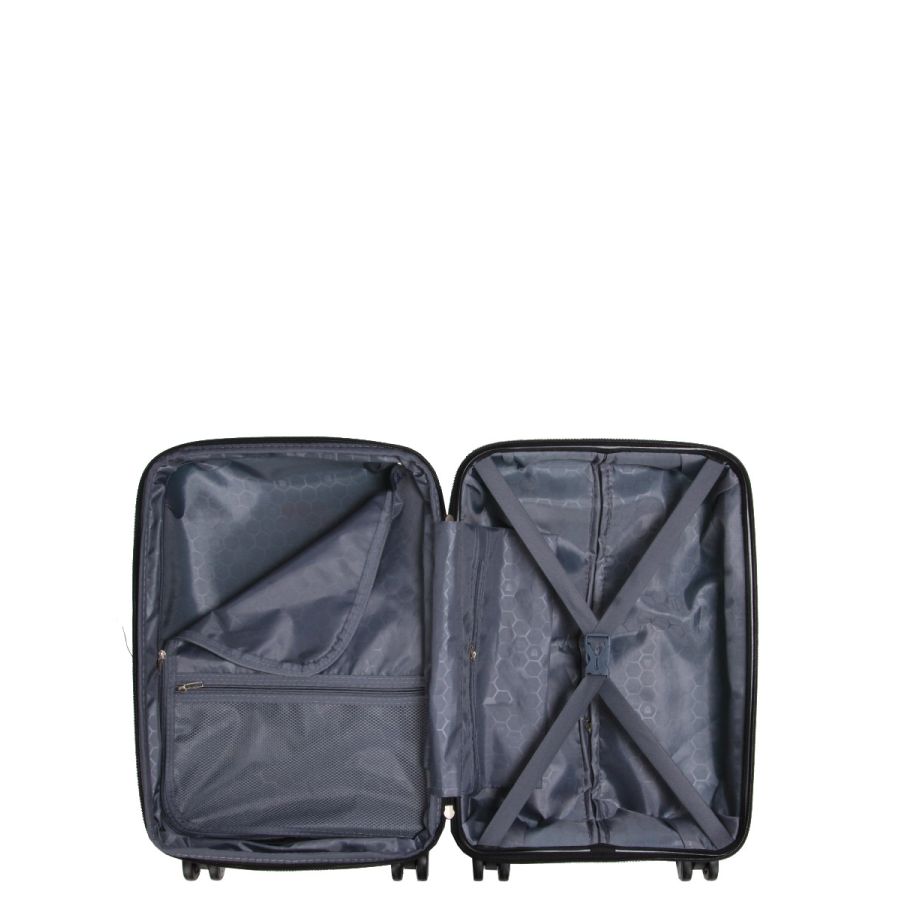 Чемодан маленький S полипропилен  Worldline Airtex 282 46л 54×36×23см Бирюзовый