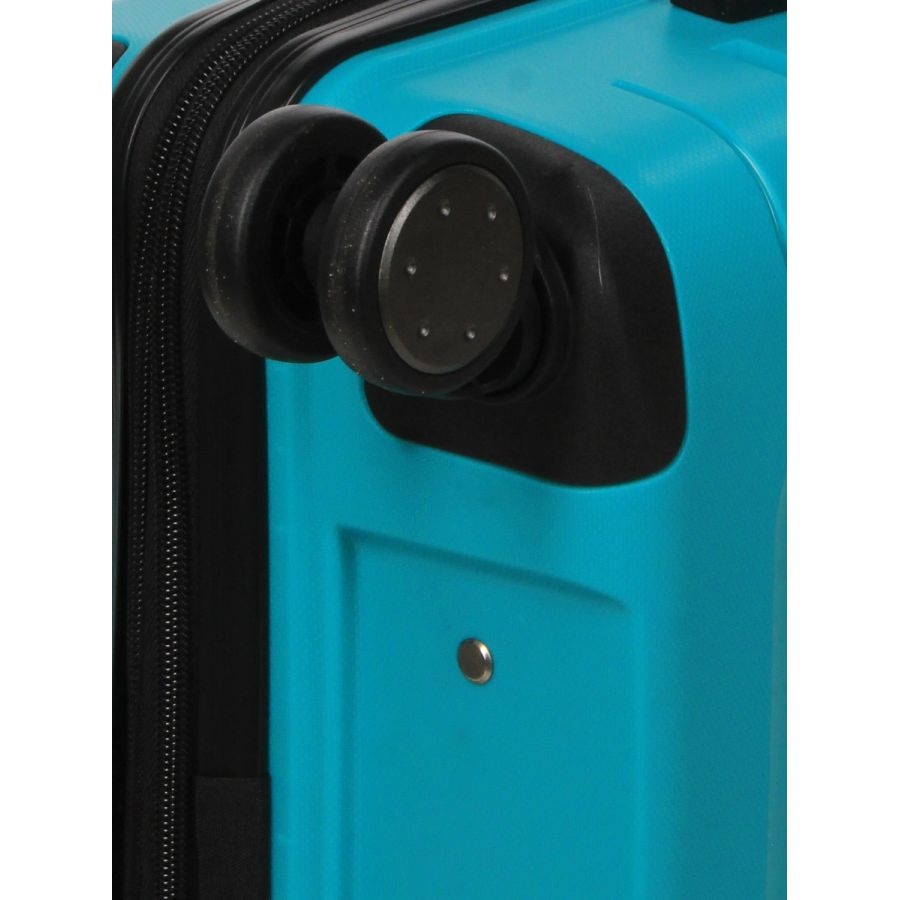 Чемодан маленький S полипропилен  Worldline Airtex 282 46л 54×36×23см Бирюзовый