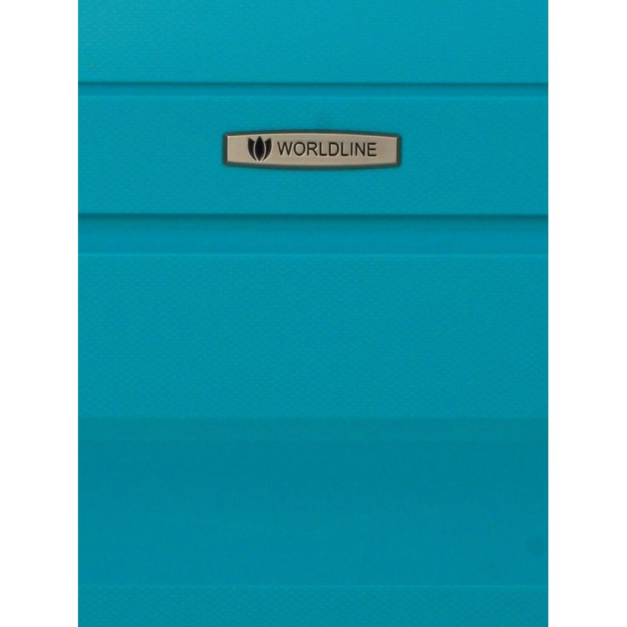 Чемодан маленький S полипропилен  Worldline Airtex 282 46л 54×36×23см Бирюзовый