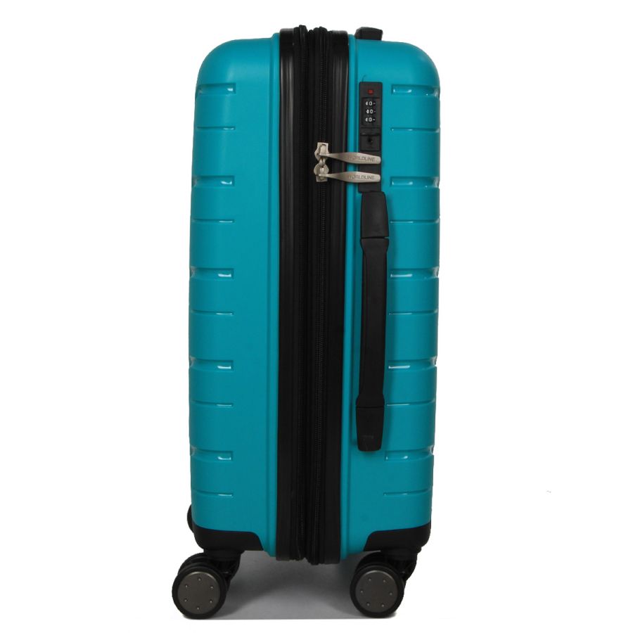 Чемодан маленький S полипропилен  Worldline Airtex 282 46л 54×36×23см Бирюзовый