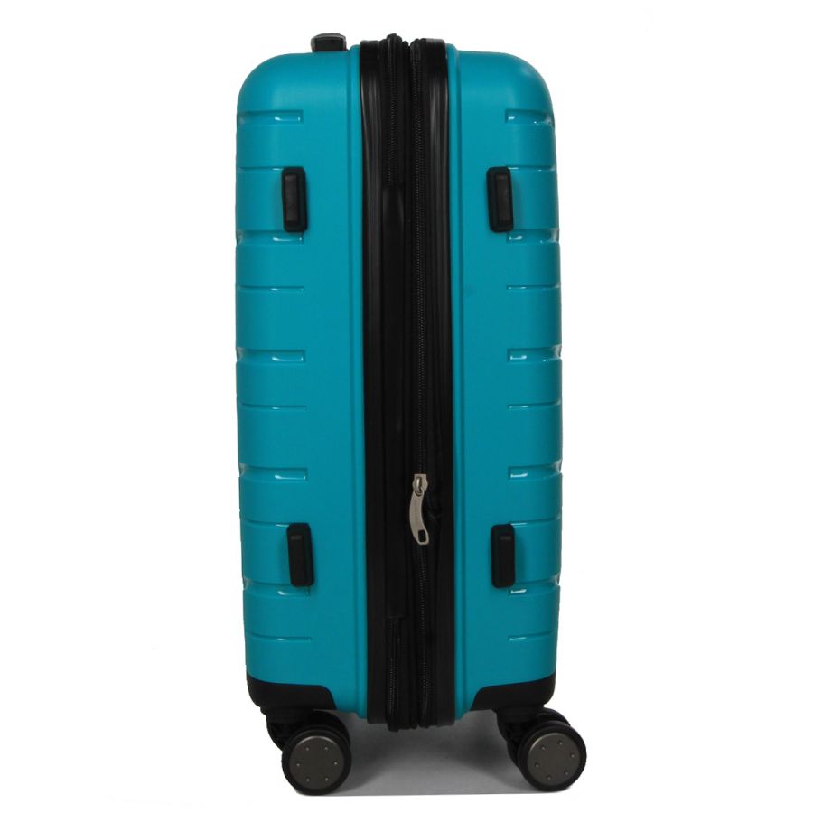 Чемодан маленький S полипропилен  Worldline Airtex 282 46л 54×36×23см Бирюзовый