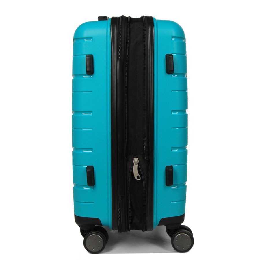 Чемодан маленький S полипропилен  Worldline Airtex 282 46л 54×36×23см Бирюзовый