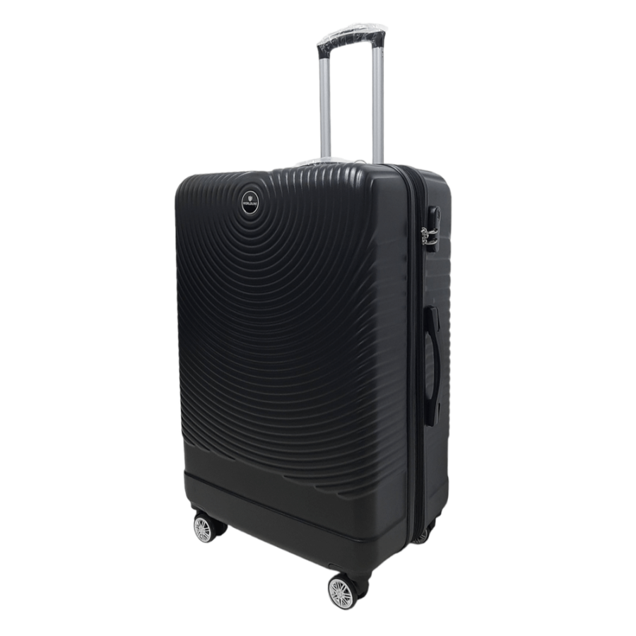 Чемодан большой L ABS-пластик Worldline Airtex 652 78×52×34см 128л Черный