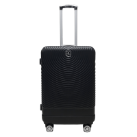Чемодан средний M ABS-пластик Worldline Airteх 652 69×45×29см 88л Черный 