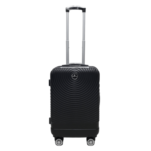Чемодан маленький S ABS-пластик Worldline Airtex 652 60×39×25см 58л Черный