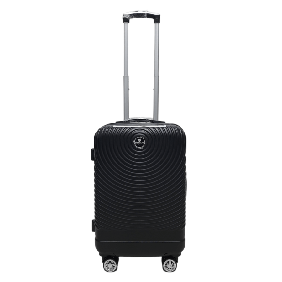 Чемодан маленький S ABS-пластик Worldline Airtex 652 60×39×25см 58л Черный