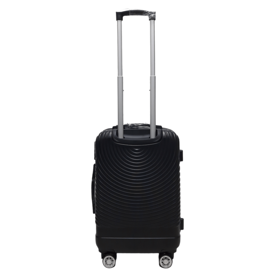 Чемодан маленький S ABS-пластик Worldline Airtex 652 60×39×25см 58л Черный