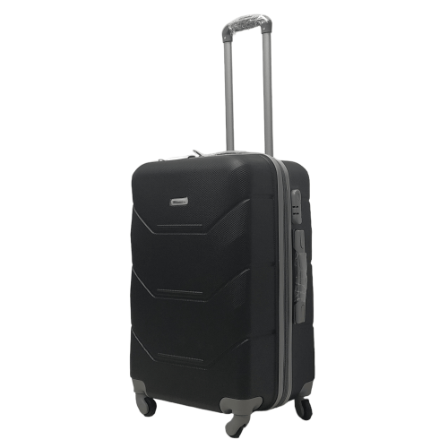 Чемодан средний M ABS-пластик Milano bag 147M 66×46×29см 80л Черный