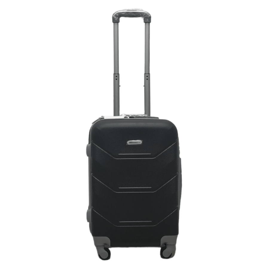 Чемодан маленький S ABS-пластик Milano bag 147M 55×38×23см 45л Черный