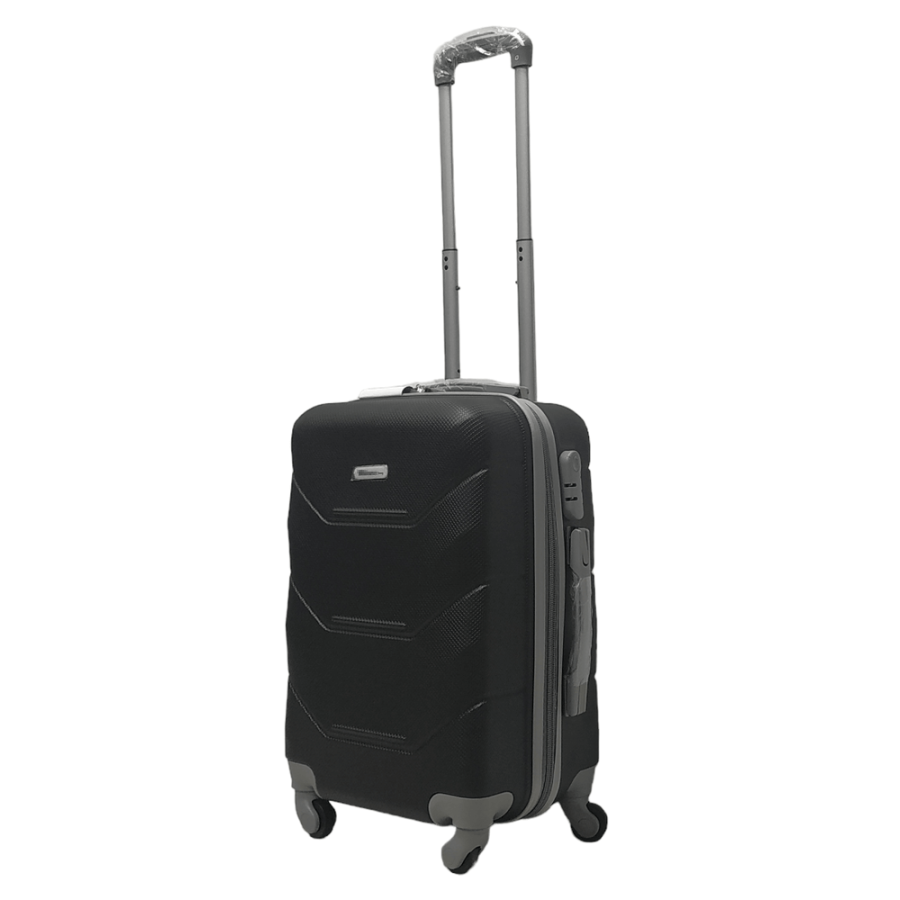 Чемодан маленький S ABS-пластик Milano bag 147M 55×38×23см 45л Черный