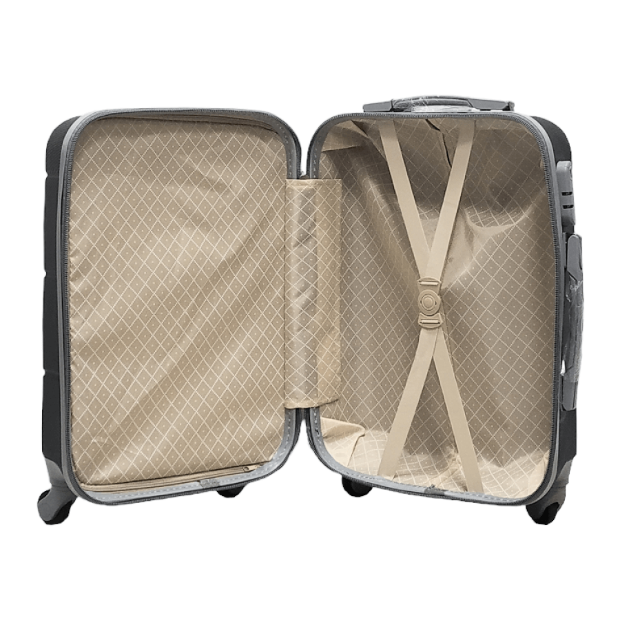 Чемодан маленький S ABS-пластик Milano bag 147M 55×38×23см 45л Черный