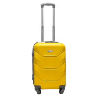 Чемодан маленький S ABS-пластик Milano bag 147M 55×38×23см 45л Желтый
