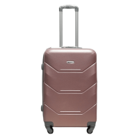 Чемодан средний M ABS-пластик Milano bag 147M 66×46×29см 80л Розовое золото