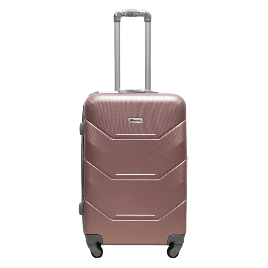 Чемодан средний M ABS-пластик Milano bag 147M 66×46×29см 80л Розовое золото