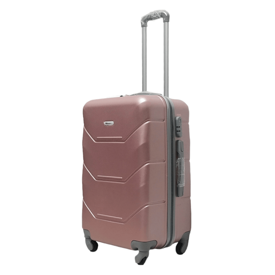 Чемодан средний M ABS-пластик Milano bag 147M 66×46×29см 80л Розовое золото