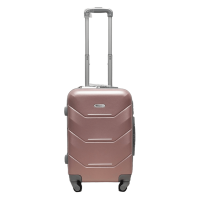 Чемодан маленький S ABS-пластик Milano bag 147M 55×38×23см 45л Розовое золото