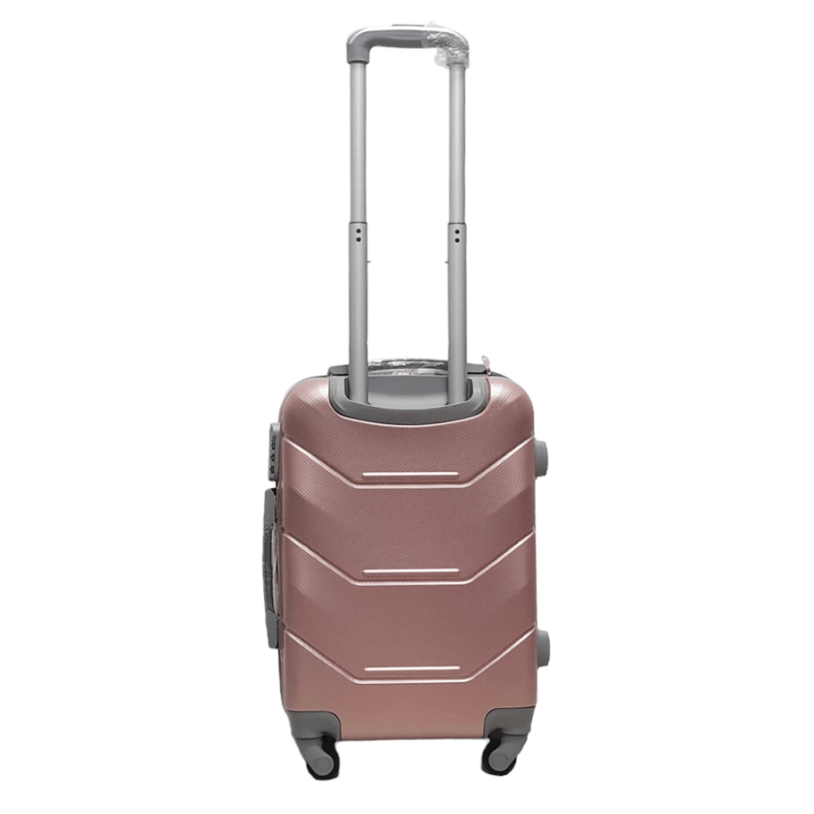 Чемодан маленький S ABS-пластик Milano bag 147M 55×38×23см 45л Розовое золото