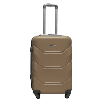Чемодан средний M ABS-пластик Milano bag 147M 66×46×29см 80л Золотой