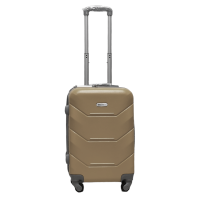 Чемодан маленький S ABS-пластик Milano bag 147M 55×38×23см 45л Золотой