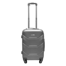 Чемодан маленький S ABS-пластик Milano bag 147M 55×38×23см 45л Серебряный