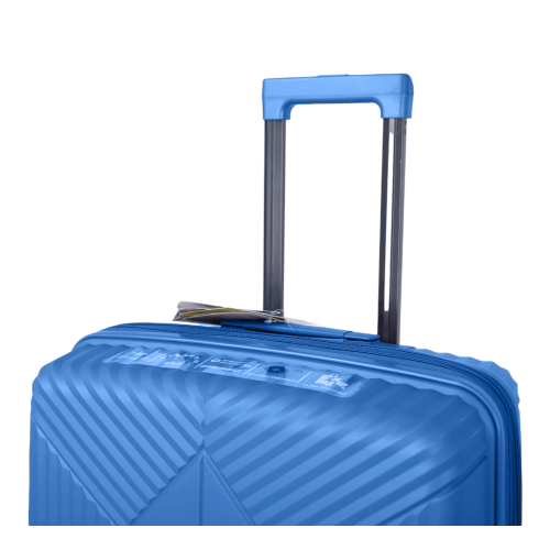 Чемодан большой L полипропилен Airtex 639 78×50×31см 114л Синий