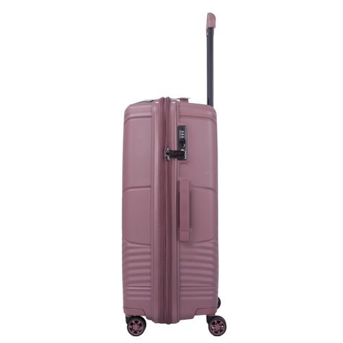 Чемодан большой L полипропилен Airtex 639 78×50×31см 114л Розовое золото