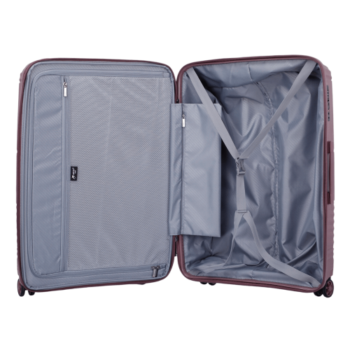 Чемодан большой L полипропилен Airtex 639 78×50×31см 114л Розовое золото