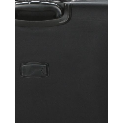Чемодан большой L тканевый с расширением Snowball 21504 80×49×28см  95+17л Черный