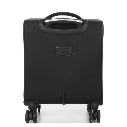 Чемодан мини XS тканевый с расширением Snowball 21504 48×35×21см 26+5л Черный