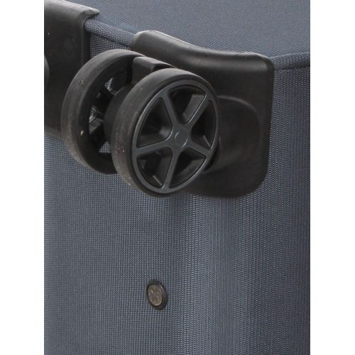 Чемодан мини XS тканевый с расширением Snowball 21504 48×35×21см 26+5л Серый