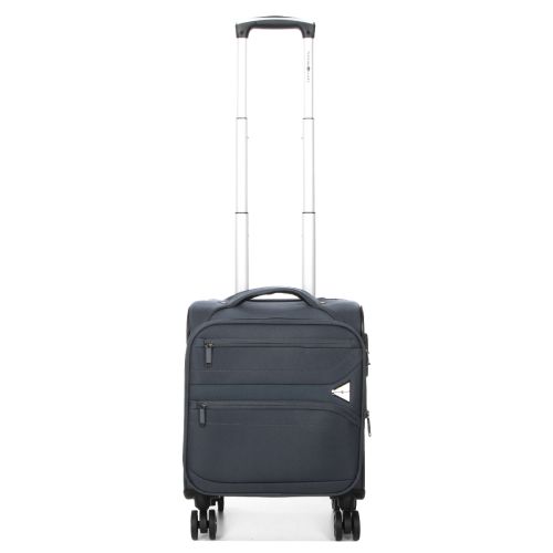 Чемодан мини XS тканевый с расширением Snowball 21504 48×35×21см 26+5л Серый