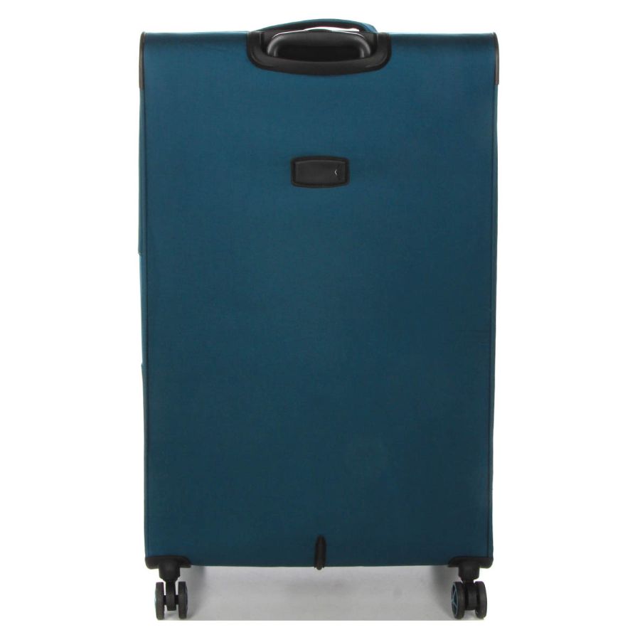 Чемодан большой XL тканевый с расширением Snowball 21504 90×54×31см  130+12л Морская волна