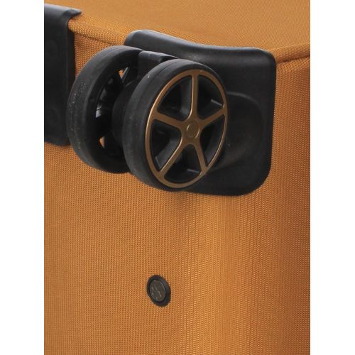 Чемодан мини XS тканевый с расширением Snowball 21504 48×35×21см 26+5л Желтый