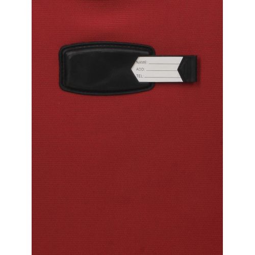 Чемодан мини XS тканевый с расширением Snowball 21504 48×35×21см 26+5л Красный