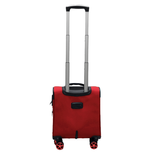 Чемодан мини XS тканевый с расширением Snowball 21504 48×35×21см 26+5л Красный