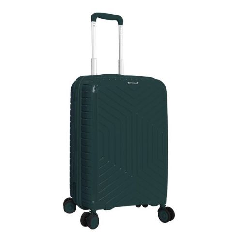 Чемодан маленький S полипропилен Snowball 20103 55×36×20см 35л Темно-зеленый