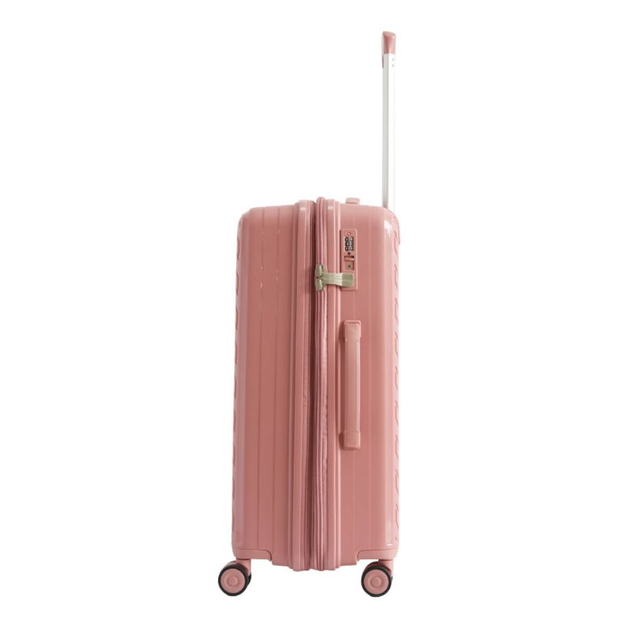 Маленький чемодан из полипропилена Snowball 20703 ручная кладь Розовое золото