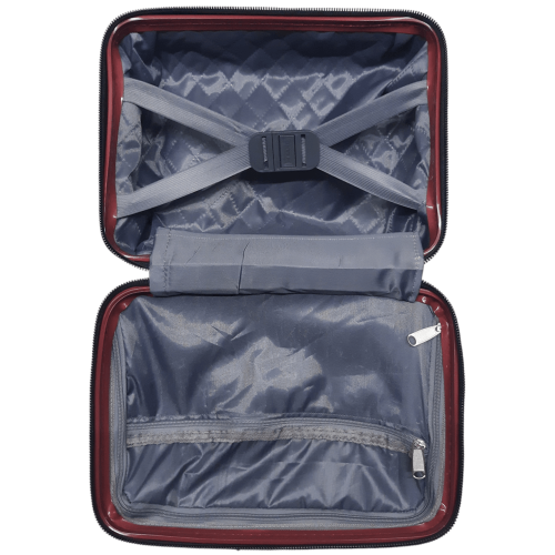 Бьюти-кейс Milano bag 0306/14 Большой L Бордовый