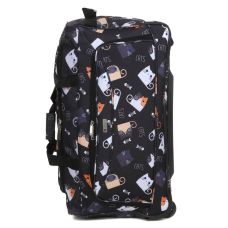 Большая дорожная сумка на колесах L Worldline Airteх 891/cat Разноцветный