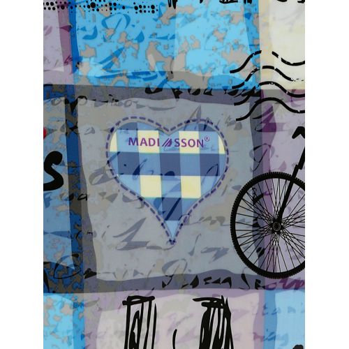 Чемодан малый S Madisson Snowball 36820C поликарбонат Разноцветный