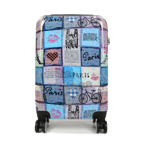 Чемодан малый S Madisson Snowball 36820C поликарбонат Разноцветный