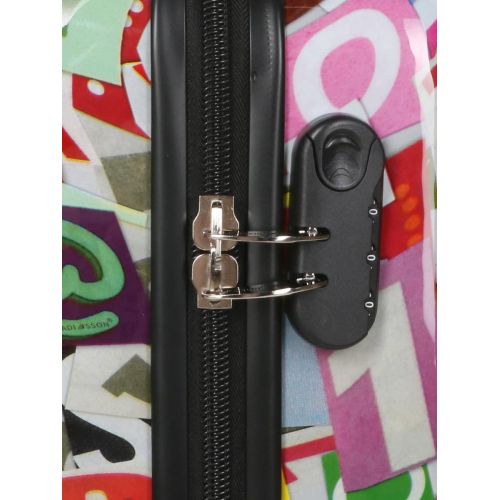 Чемодан малый S Madisson Snowball 36820F поликарбонат Разноцветный