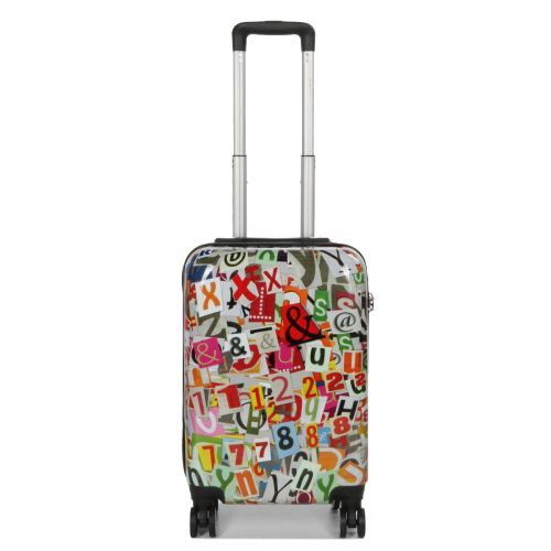 Чемодан малый S Madisson Snowball 36820F поликарбонат Разноцветный