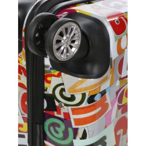 Чемодан малый S Madisson Snowball 36820F поликарбонат Разноцветный