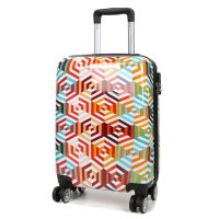 Чемодан маленький S для ручной клади Madisson Snowball 36820G 30л поликарбонат Разноцветный