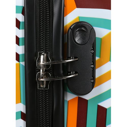 Чемодан маленький S для ручной клади Madisson Snowball 36820G 30л поликарбонат Разноцветный