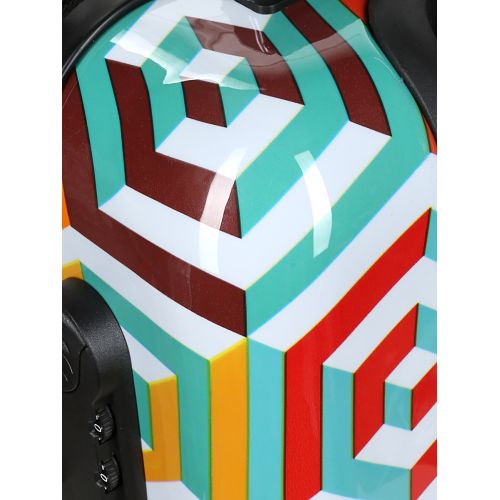 Чемодан маленький S для ручной клади Madisson Snowball 36820G 30л поликарбонат Разноцветный